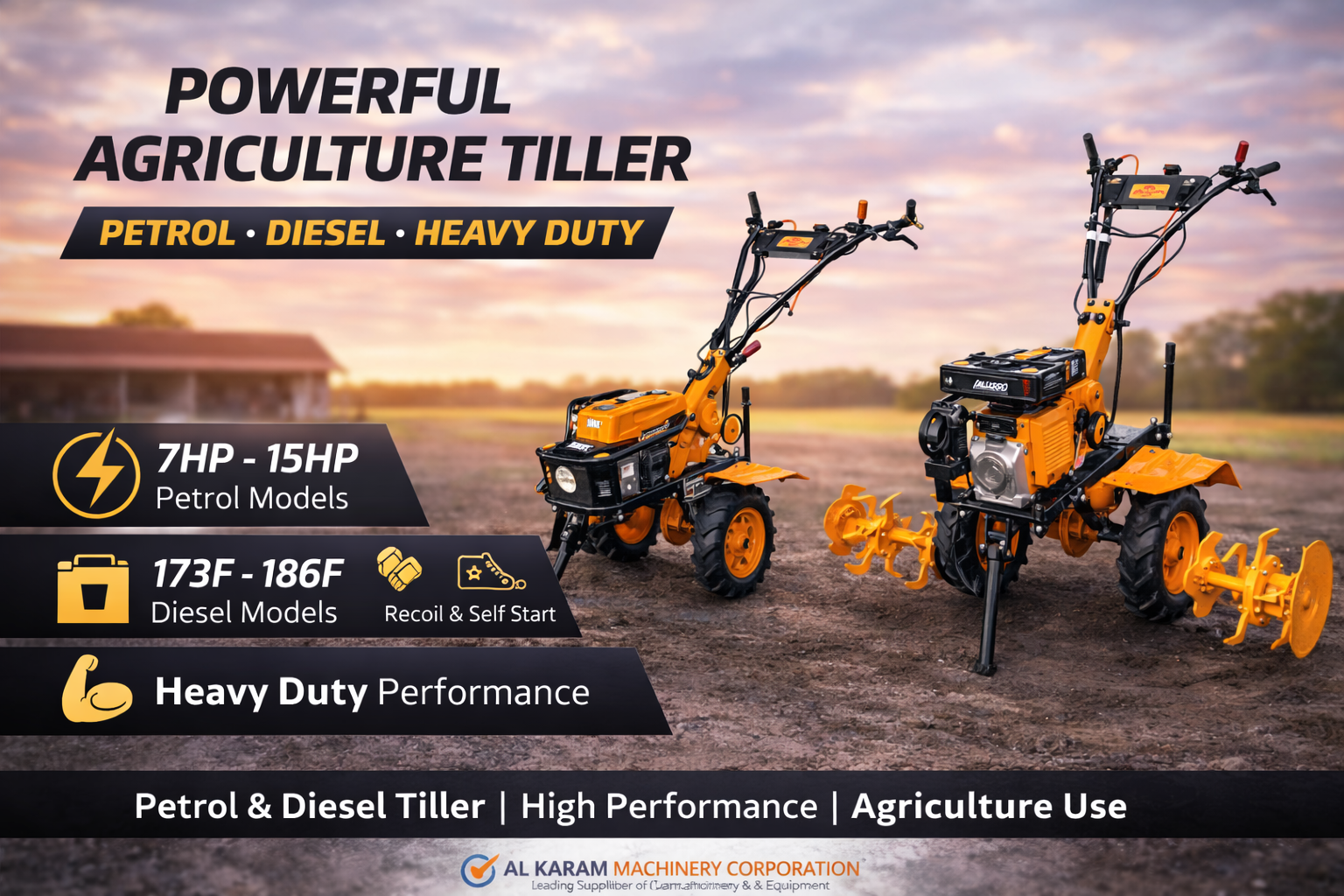 Petrol Tiller 7hp